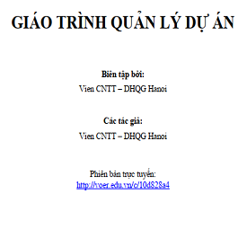 09. GIÂÓ TRÌNH QUẢN LÝ DỰ ÁN